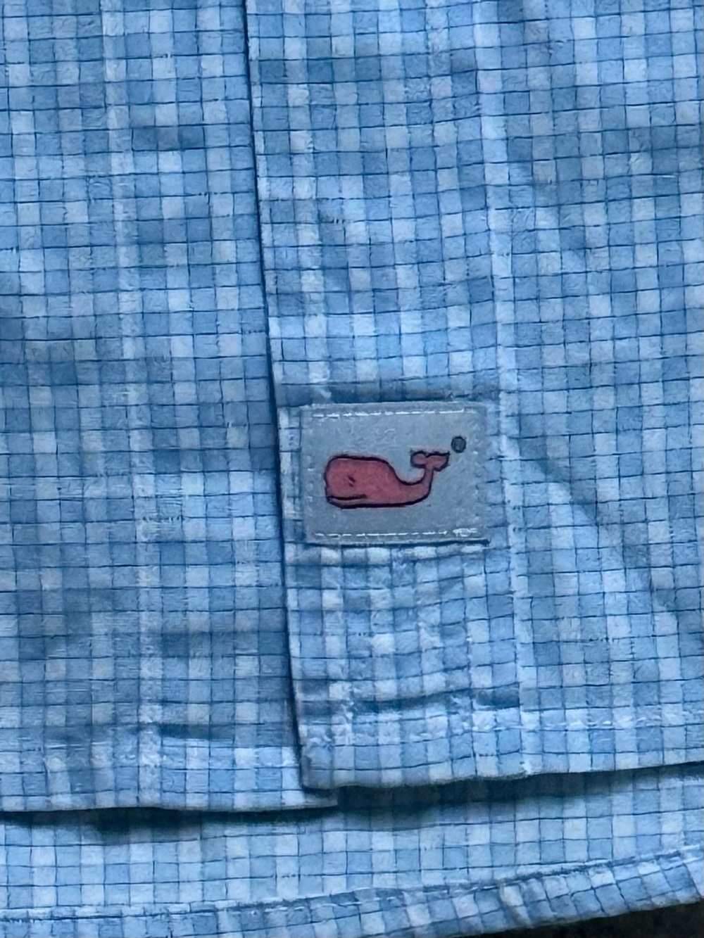 VINEYARD VINES Light Blue Check Button-Down Shirt - Picture 3 of 5